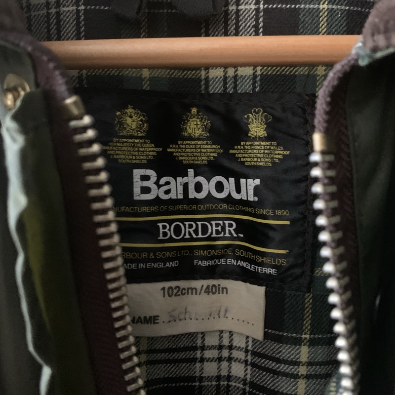 90s Barbour（バブアー）のBORDER（ボーダー）