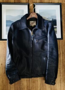 Y’2 LEATHER（ワイツーレザー） IR-42 襟付き シングルライダース ホースハイド インディゴの買取実績