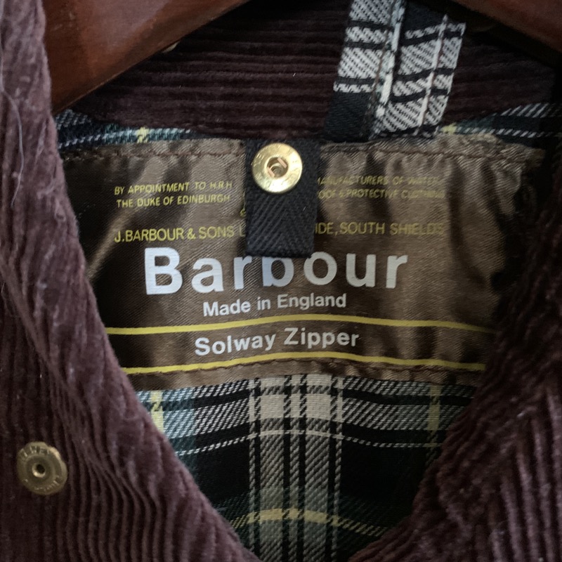 BARBOUR（バブアー） ソルウェイジッパー 74年製 1ワラント