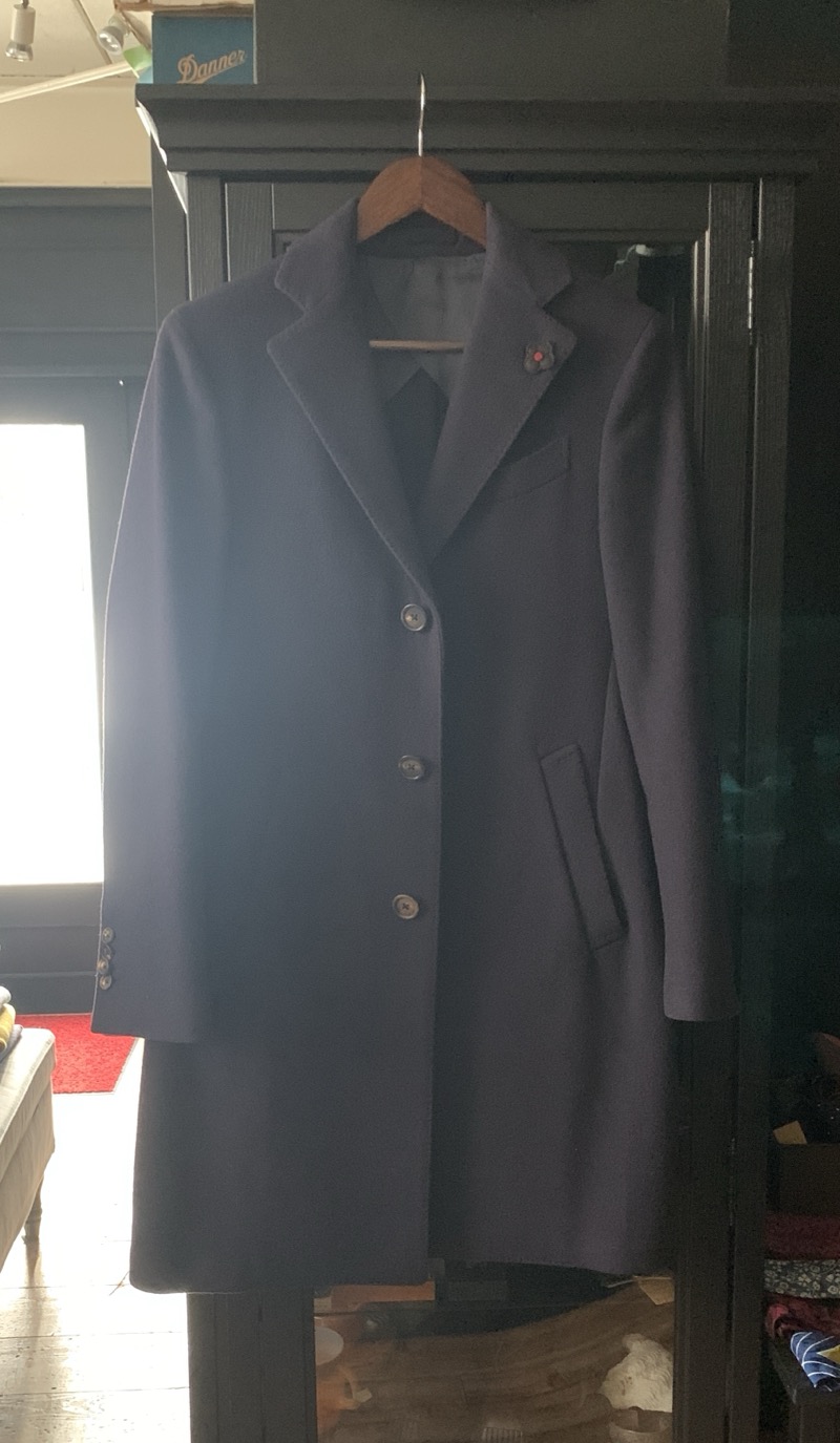 LARDINI（ラルディーニ）のウール フランネル チェスターコートを買取りしました！