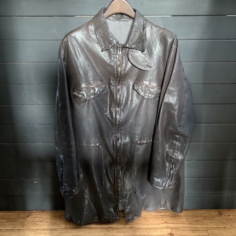 yohji yamamoto x backlash (ヨウジヤマモト×バックラッシュ) garment + spray dyed military half coatを買取りました！