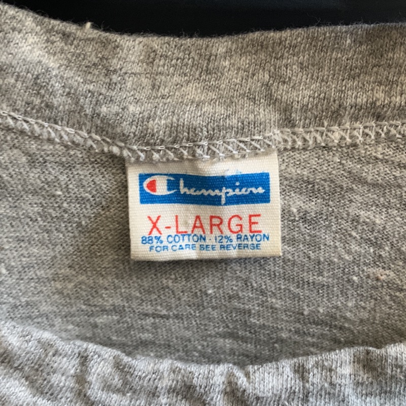 70s CHAMPION (チャンピオン) バータグ Tシャツ だまし絵