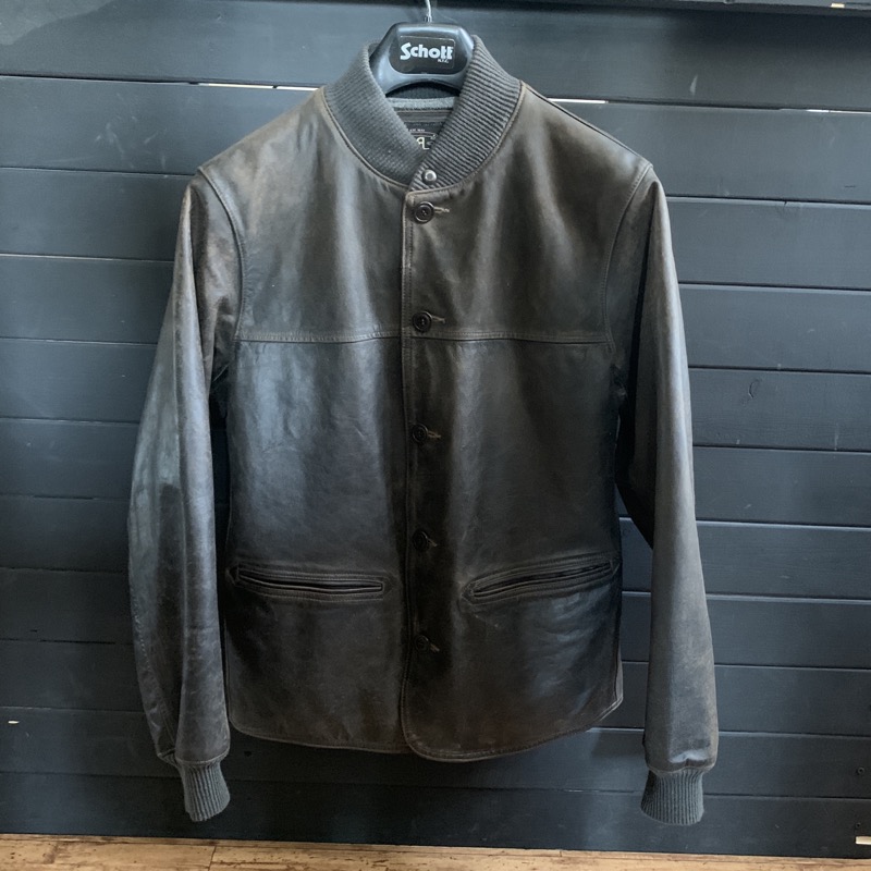 RRL（ダブルアールエル）のWEATHERBY JACKET レザーカーコート