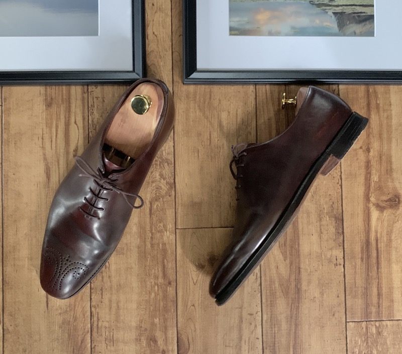 Crockett＆Jones (クロケット＆ジョーンズ) WEYMOUTH ホールカット コードバン ツリー