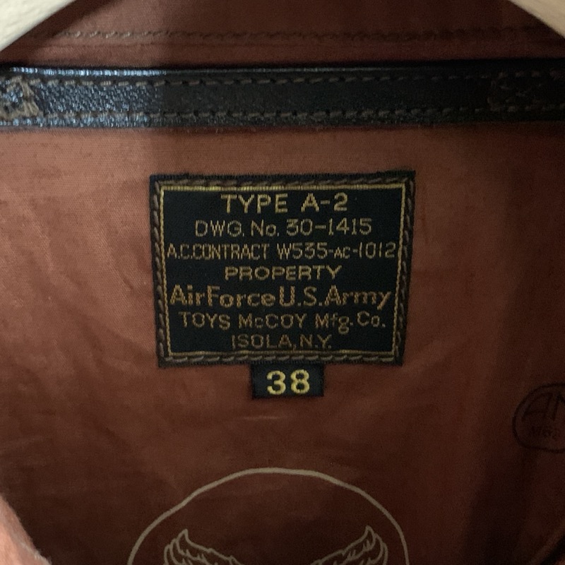 TOYS McCOY（トイズマッコイ）のフライトジャケット A-2