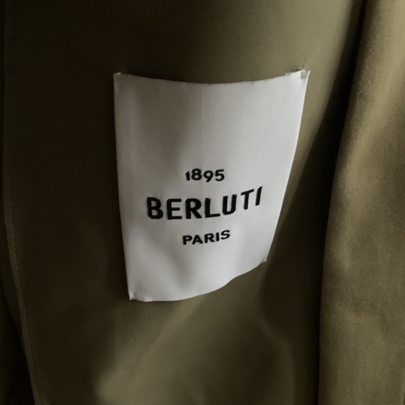 Berluti(ベルルッティ)のコットン×ラムスキン M-47タイプ 2マテリアル フィールド ジャケット