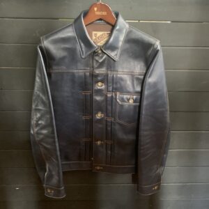 Y’2 LEATHER（ワイツーレザー）のインディゴ ホース 1stタイプ レザージャケットを買取りしました！
