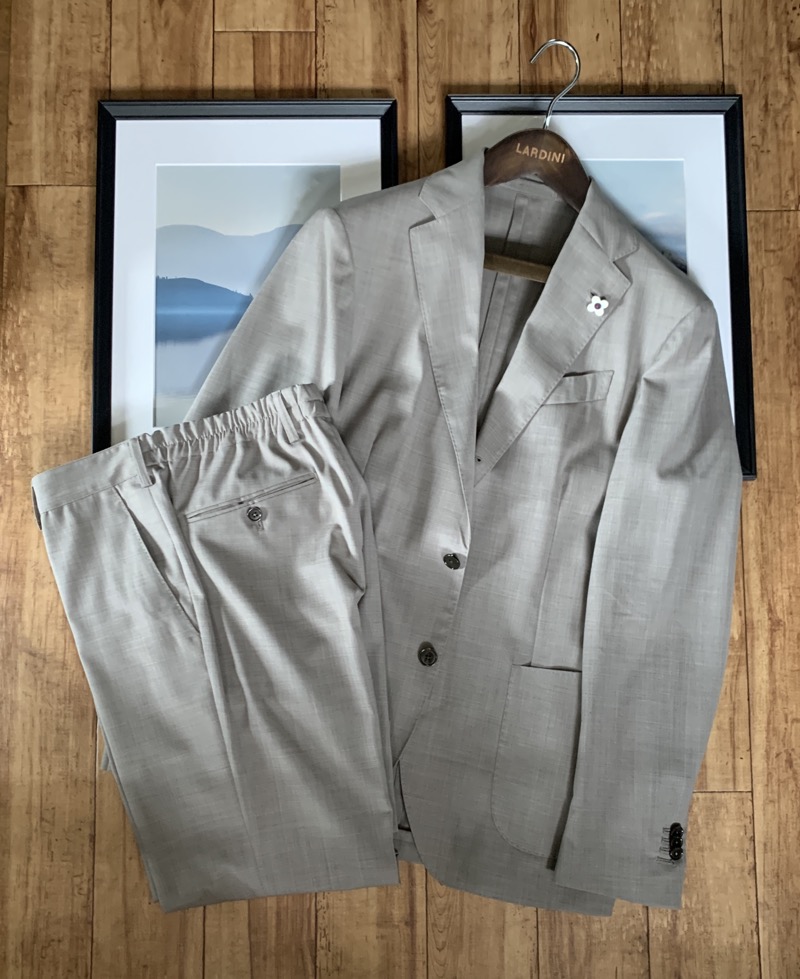 LARDINI（ラルディーニ）パッカブル スーツ セットアップ