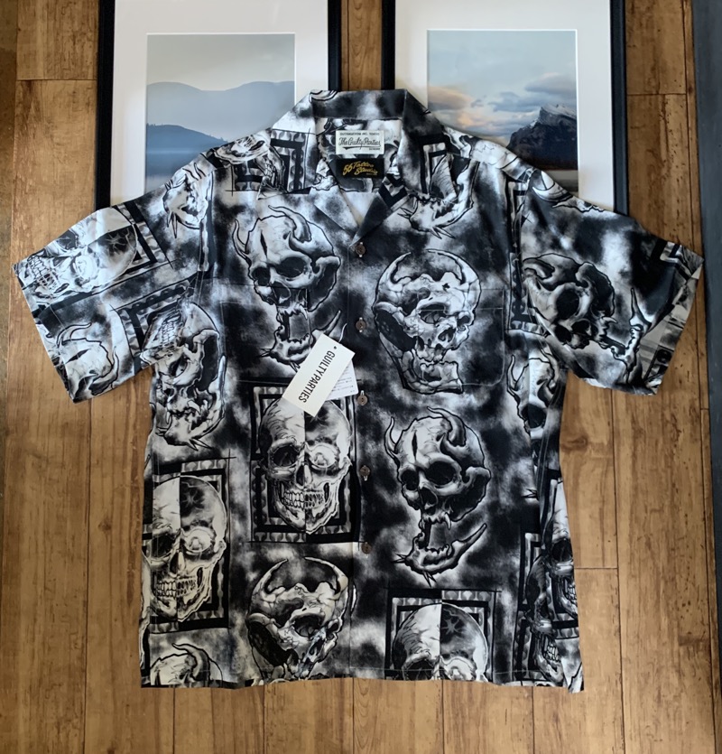 WACKO MARIA (ワコマリア)56TS-WM-HI05 56 TATTOO STUDIO | HAWAIIAN SHIRT S/S GRAY