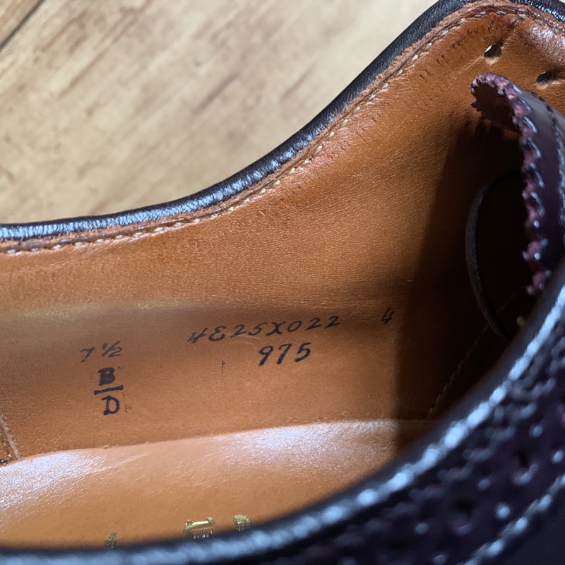 ALDEN（オールデン）のコードバン ロングウィングチップシューズ ＃975