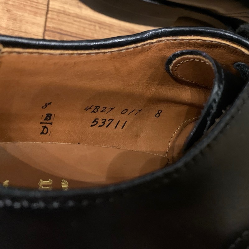 ALDEN（オールデン） #53711 ミリタリーラスト 6アイレット プレーントトゥ