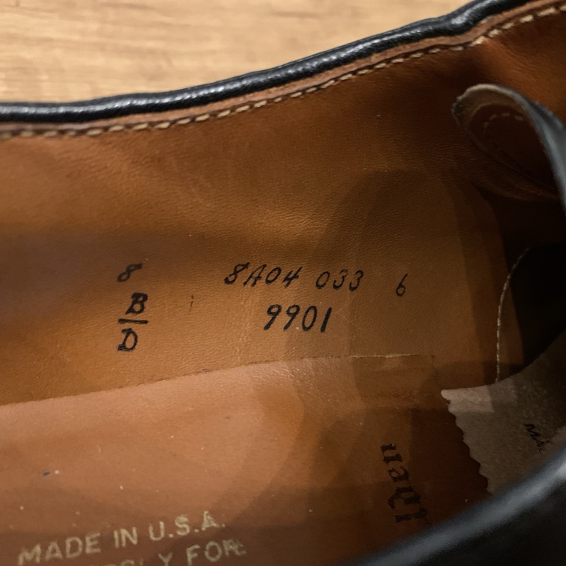 ALDEN（オールデン） #9901 コードバン プレーントゥ SHIPS別注