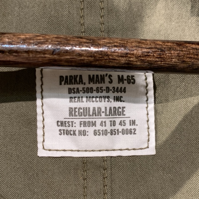 THE REAL McCOY'S（リアルマッコイズ）のMJ21111 PARKA, MAN'S M-65 フィールドパーカ