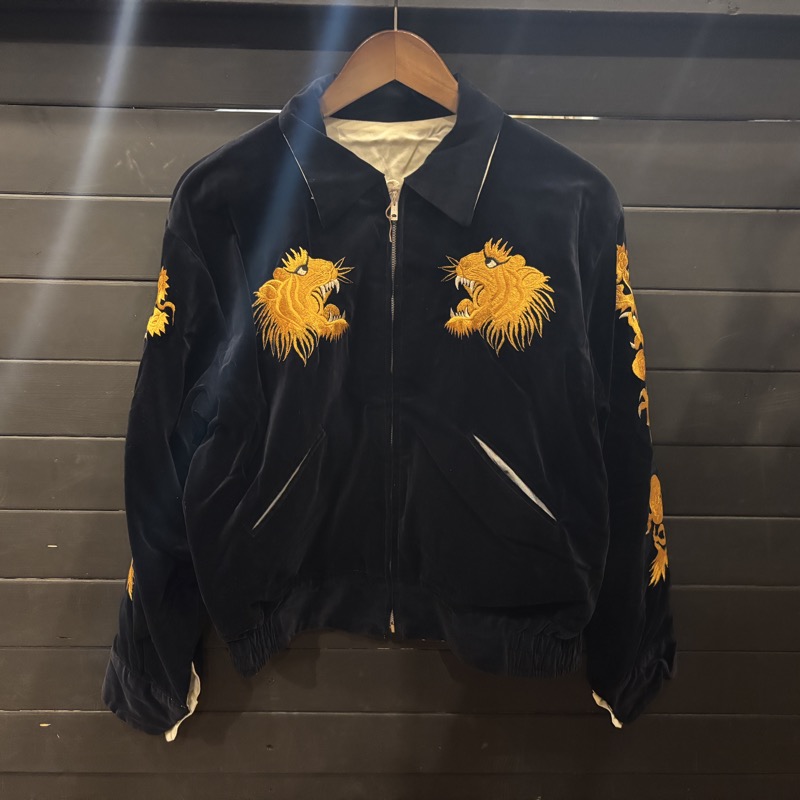 テーラー東洋 港商 スペシャル スカジャン GOLD TIGER × WHITE EAGLE TT14973