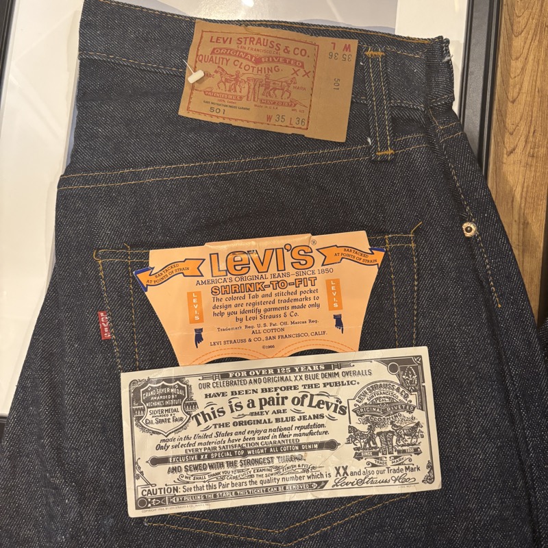 ビンテージ Levi's (リーバイス) 501 ジーンズ デニムパンツ 66前期