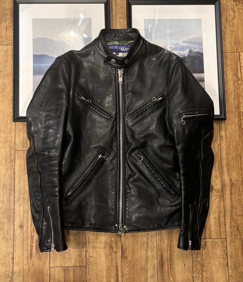 JUNYA WATANABE MAN×VANSON(ジュンヤワタナベマン×バンソン) シングルライダースジャケット WT-J003 2007