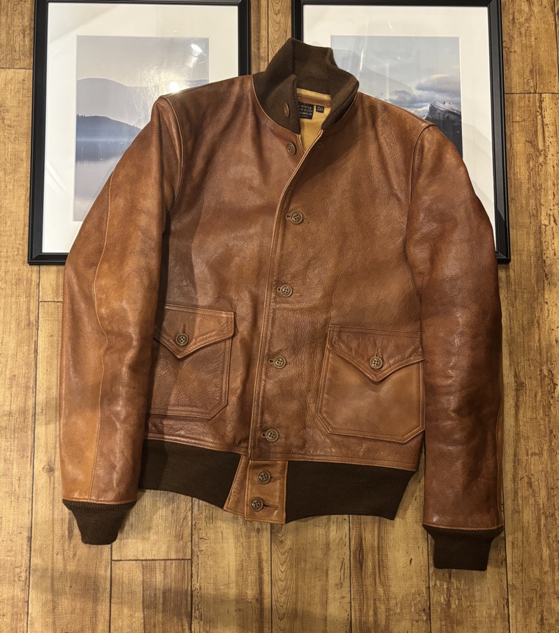 FREEWHEELERS(フリーホイーラーズ) A-1 レザー フライトジャケット タタンカブラウン