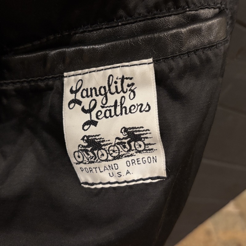 LANGLITZ LEATHERS(ラングリッツレザーズ) ライダースジャケット キャスケード
