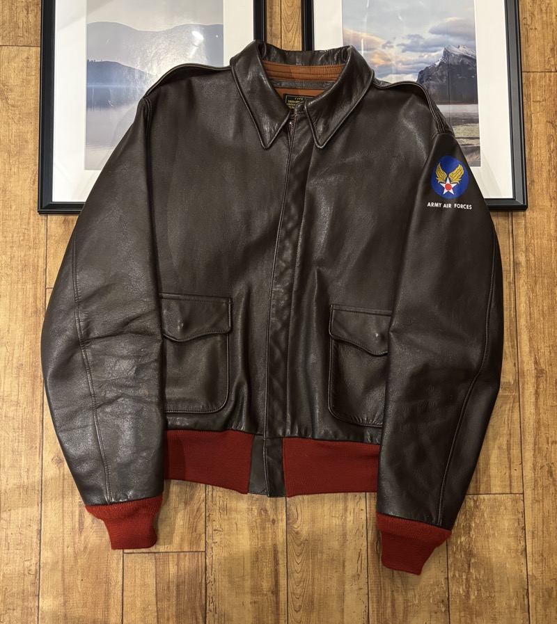 THE REAL McCOY'S(リアルマッコイズ) A-2 フライトジャケット 赤リブ