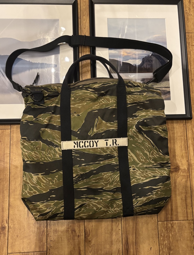 THE REAL McCOY’S(リアルマッコイズ)のタイガーカモ ヘルメットバッグを買取りしました！