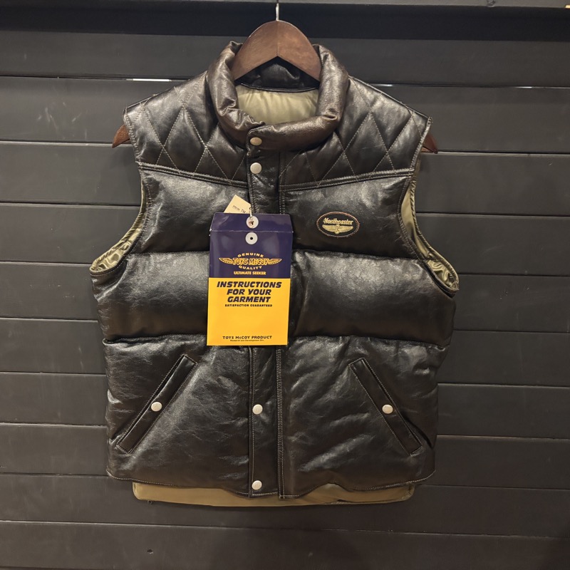 TOYS McCOY(トイズマッコイ)のTMJ1442 BECK レザー ダウンベストを買取りしました！