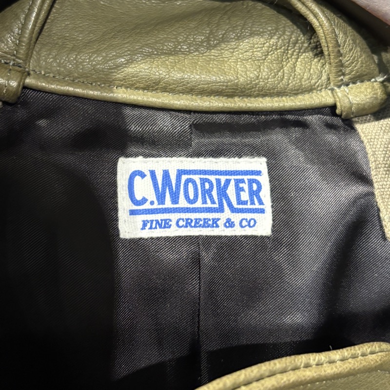 FINECREEK LEATHERS(ファインクリークレザーズ) CWORKS(シーワークス) Ltail / ルテール Leather M65 fishtail モッズコート