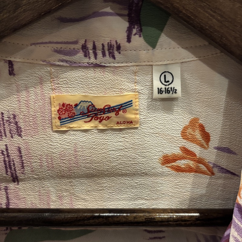 SUNSURF(サンサーフ) SS39218 アロハシャツ IRIS & DRAGONFLY