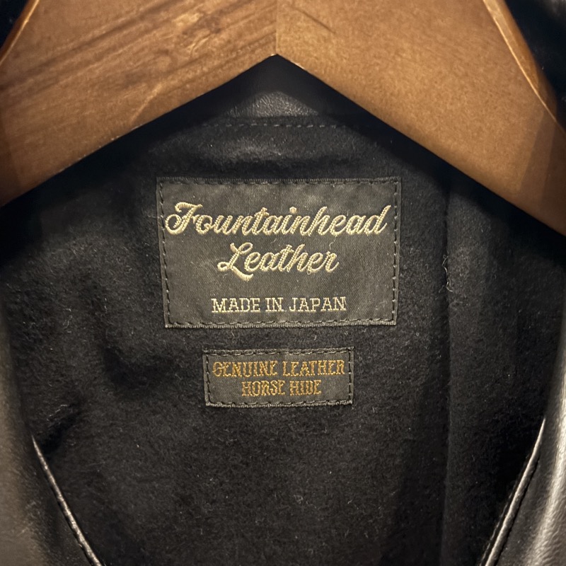 FOUNTAINHEAD LEATHER(ファウンテンヘッドレザー) Beta /(ベータ) ライダースジャケット