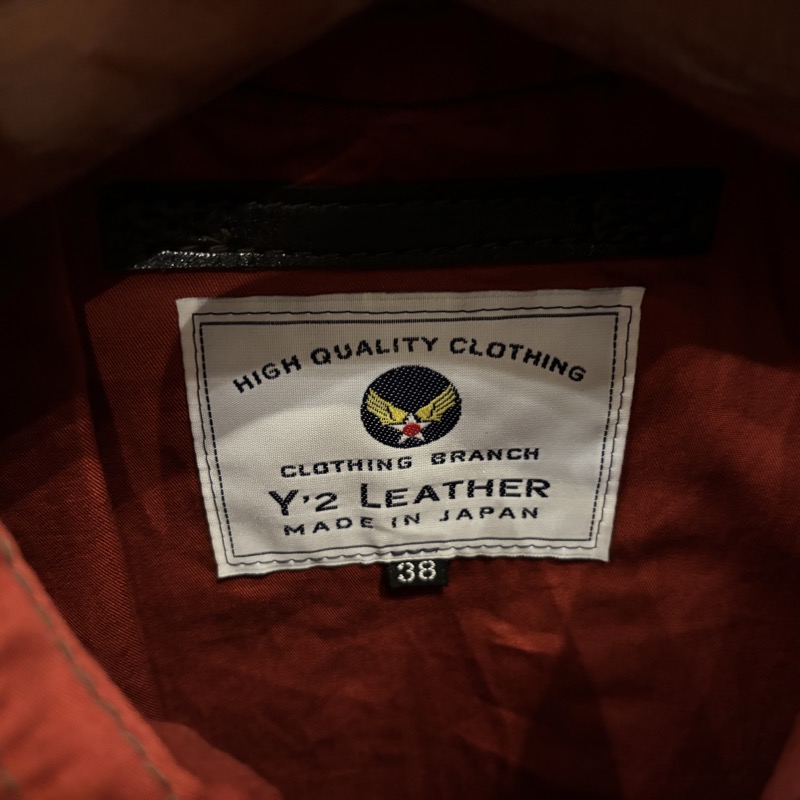 Y’2 LEATHER(ワイツーレザー)のアニリン ホースハイド TEA-CORE A-2 フライトジャケット