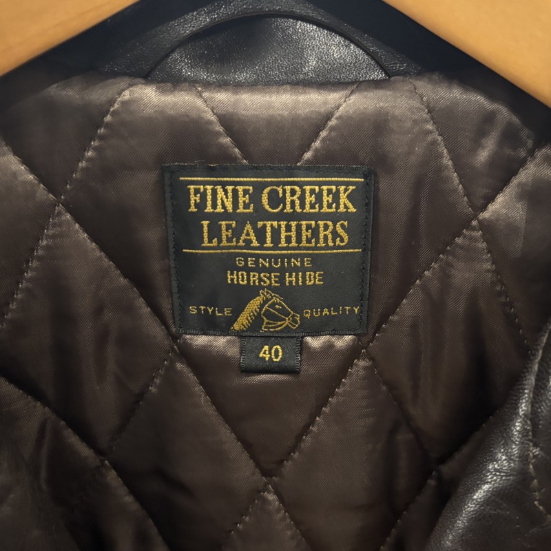 FINECREEK LEATHERS(ファインクリークレザーズ) レオン カスタム ライダースジャケット ホースハイド