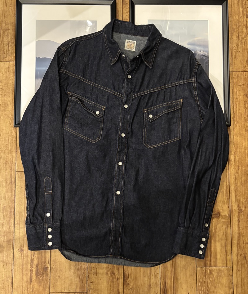 TCB JEANS(TCBジーンズ) ランチシャツ デニム ウエスタンシャツ