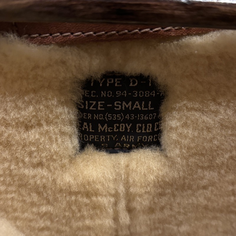 THE REAL McCOY'S(リアルマッコイズ) D-1 フライトジャケット