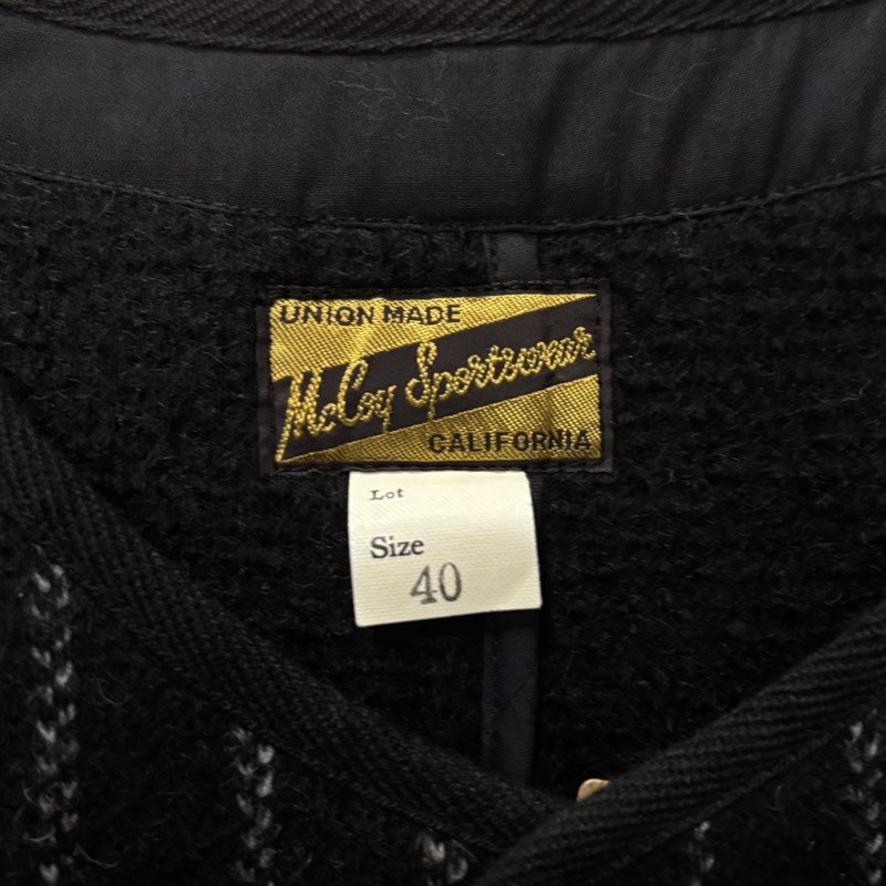 THE REAL McCOY'S(リアルマッコイズ) ベスト ストライプ ネイティブ柄