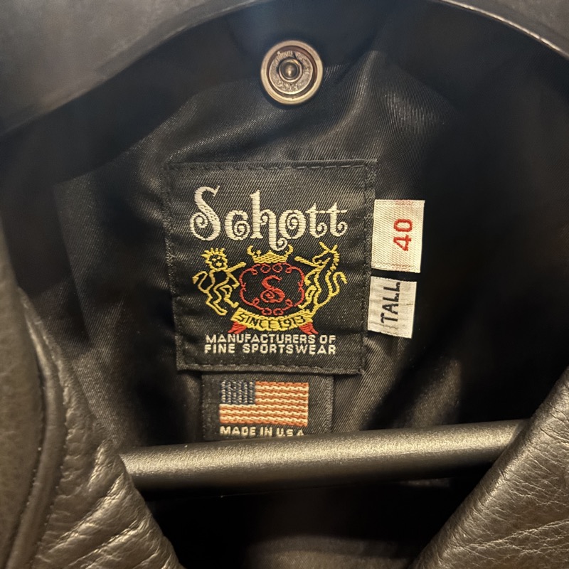 SCHOTT(ショット) 516UST ニューネイキッド レザー ワンスター ダブルライダースジャケット