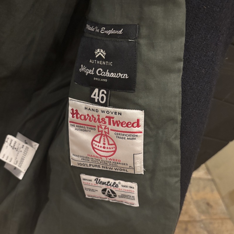 Nigel Cabourn(ナイジェルケーボン) ハリスツイード SHERPA 1930S JACKET シェルパ 1930S ジャケット 80331180005