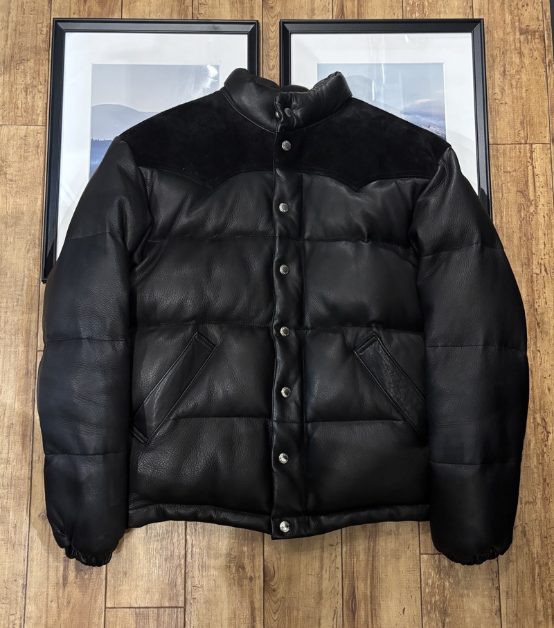 リアルマッコイズ ディアスキン ダウンジャケット