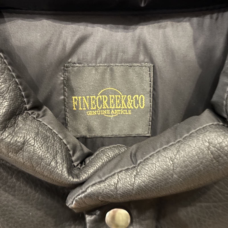 FINECREEK＆CO(ファインクリーク＆コー) ディアスキン ダウンベスト Law