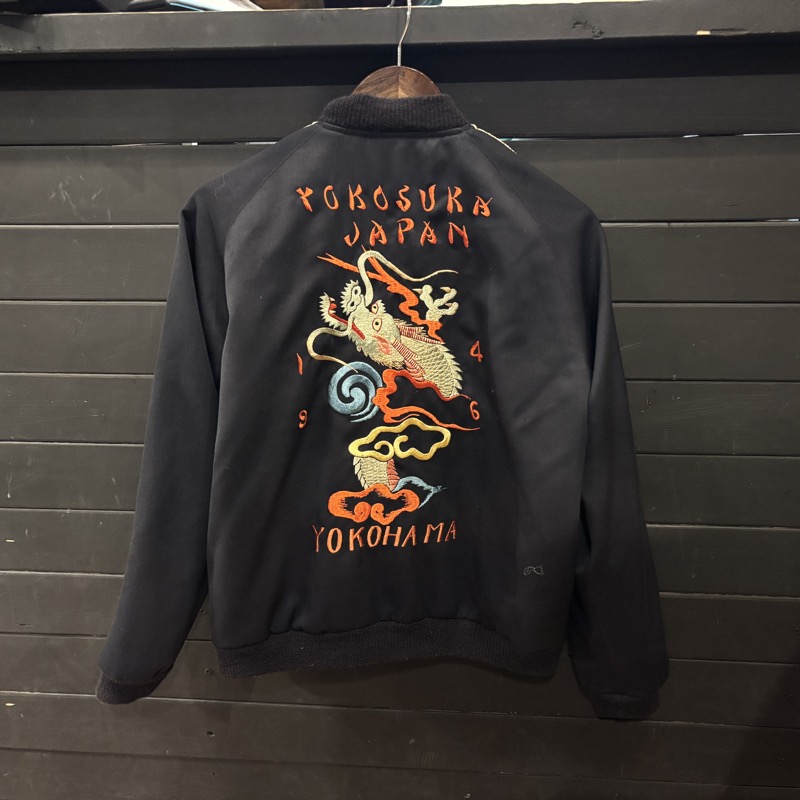 TAILOR TOYO(テーラー東洋) TT15230-128 / Mid 1940s Style Wool Gabardine × Acetate Souvenir Jacket “KOSHO & CO.” Special Edition “YOKOSUKA DRAGON”דJAPAN MAP” 港商 スカジャン