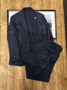 LARDINI(ラルディーニ) 3B段返り ウール×ポリウレタン スーツの買取実績