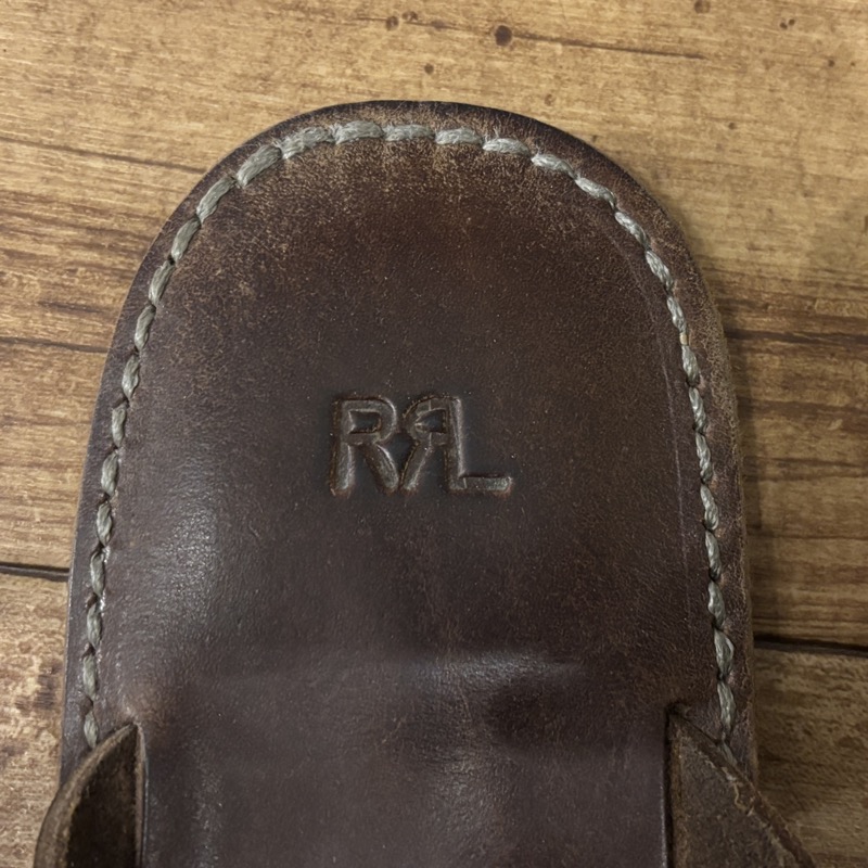 RRL(ダブルアールエル) フリップフラップ レザーサンダル