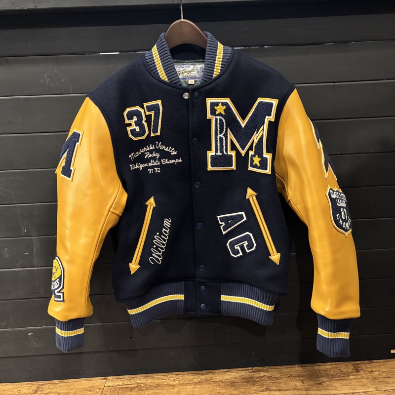 Whitesville(ホワイツビル)のWV15782 30oz.WOOL MELTON AWARD JACKET MAVERICKS スタジャンを買取りしました！