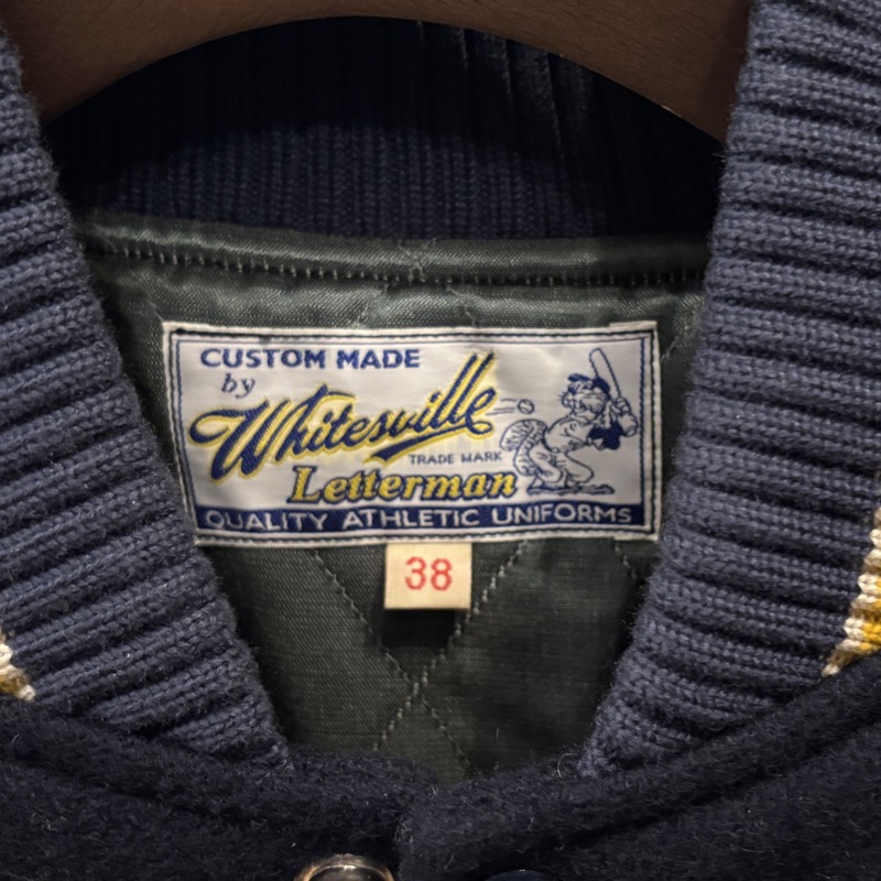 Whitesville(ホワイツビル) WV15782 30oz.WOOL MELTON AWARD JACKET MAVERICKS スタジャン