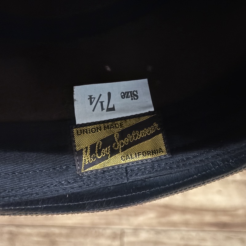THE REAL McCOY'S(リアルマッコイズ) ホースハイド レザー ポークパイハット