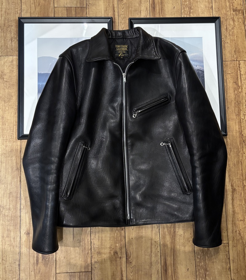 FINECREEK LEATHERS(ファインクリークレザーズ) Eric エリック シングルライダースジャケット ホースハイド