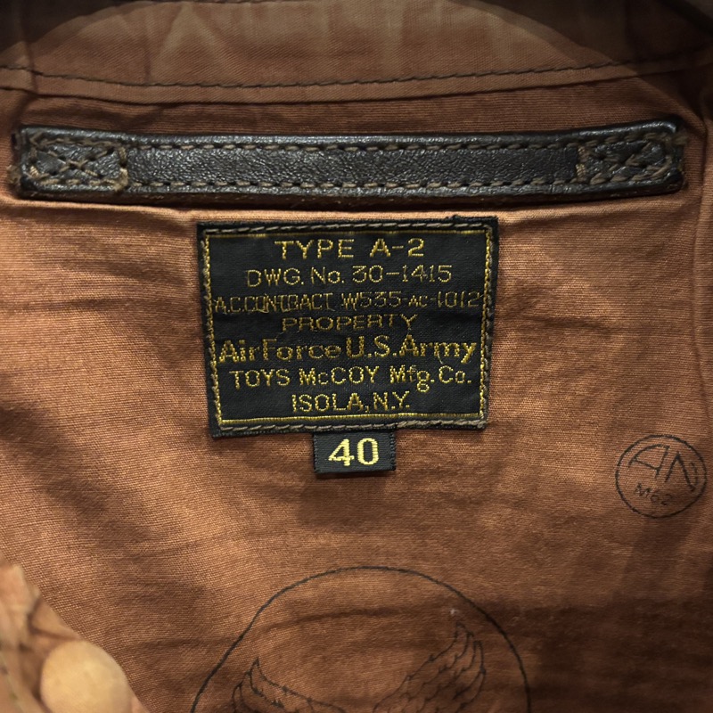 TOYSMcCOY(トイズマッコイ) A-2 フライトジャケット
