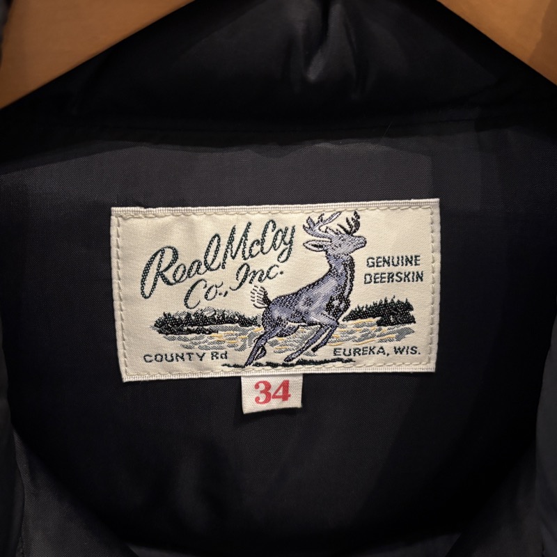 THE REAL McCOY'S(リアルマッコイズ) ディアスキン ダウンベスト