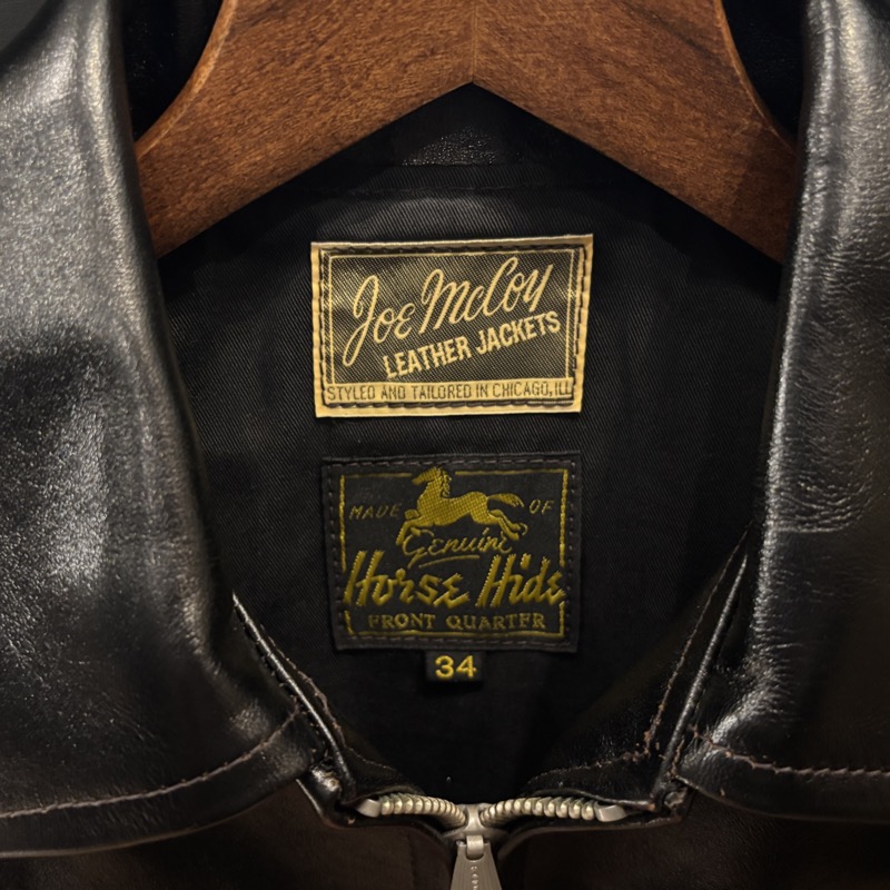 THE REAL McCOY'S(リアルマッコイズ) MJ14152 30's ホースハイド レザースポーツジャケット サイズ34