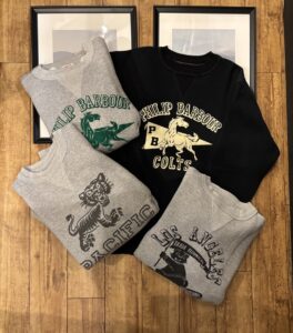 CUSHMAN(クッシュマン) スウェット 両V フロッキープリント 染み込みプリントなど多数の買取実績