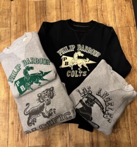 CUSHMAN(クッシュマン)のスウェット 両V フロッキープリント 染み込みプリントなど大量に買取しました!