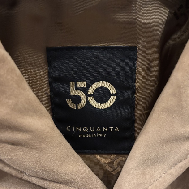 CINQUANTA(チンクアンタ) ゴートスエード レザージャケット